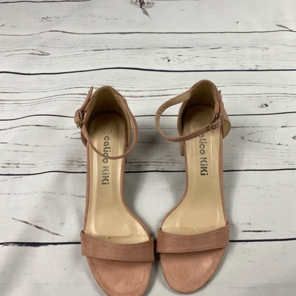 Calico‎ Kiki Pink Block Sandal